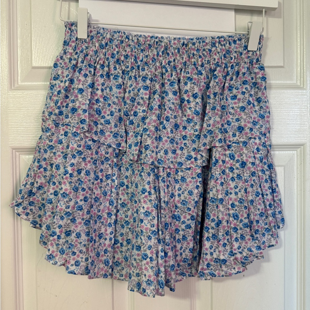 Loveshackfancy ruffle mini skirt